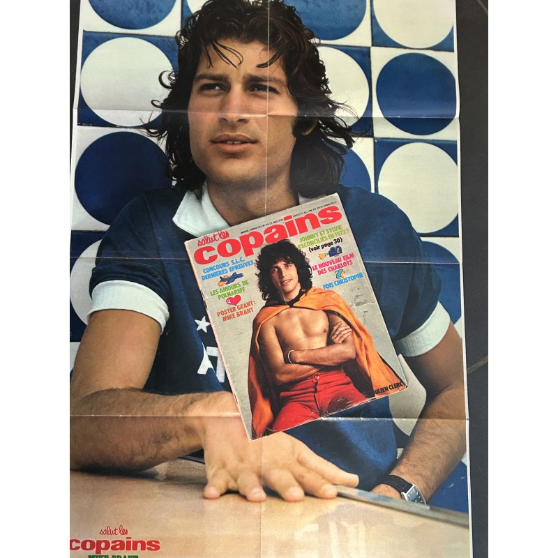 Salut les Copains N° 125 01 1973 + POSTER GEANT MIKE BRANT POLNAREFF JOHNNY & SYLVIE CHRISTOPHE