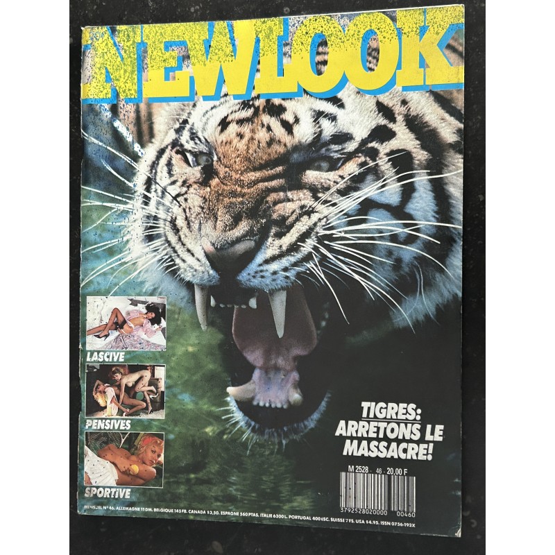 NEWLOOK 046 JUIN 1987 TIGRE PIN-UP STRIP INTEGRAL PAR SIWER OHLSSON JOHN KELLY THIERRY HERY
