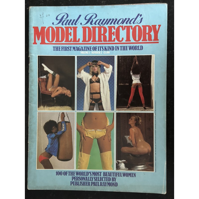 MODEL DIRECTORY Vol. 1 N° 2 1980 PAUL RAYMOND'S 100 of the world's most beautiful women 94 pages