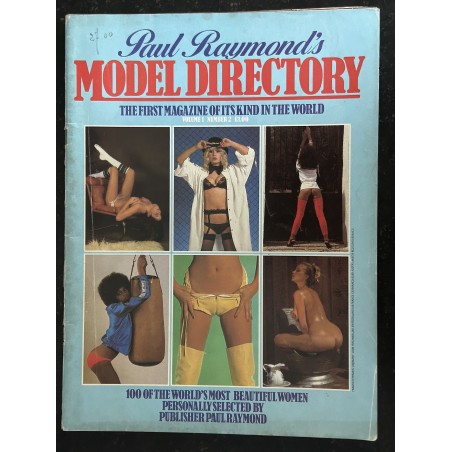 MODEL DIRECTORY Vol. 1 N° 2 1980 PAUL RAYMOND'S 100 of the world's most beautiful women 94 pages