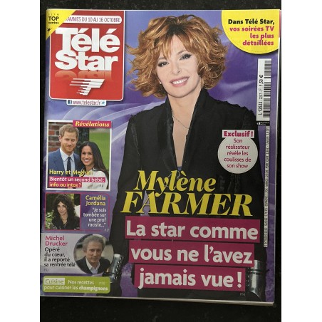 Télé Star 2297 Octobre 2020 Cover MYLENE FARMER La star comme vous ne l'avez jamais vue !