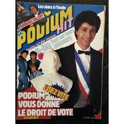 PODIUM HIT 169  Jean Luc Lahaye François Valéry A-HA Goldman - Posters voir détail - 1986 03