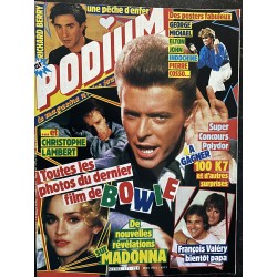 PODIUM HIT 171 mai 1986 David BOWIE George Michael Elton John MADONNA + Poster INDOCHINE