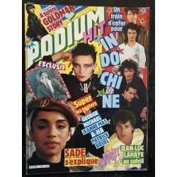 PODIUM HIT 173  juillet 1986 GOLDMAN INDOCHINE SADE George Michael Bruel Lahaye