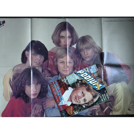 PODIUM n° 74 Claude FRANCOIS & Clodettes - Ultime hommage à CLOCLO - Posters voir détail - 1978 04