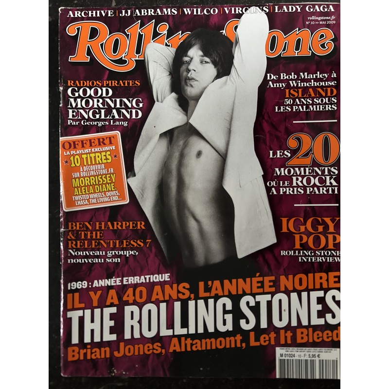 ROLLING STONE 2009 05 COVER THE ROLLING STONES IGGY POP ISLAND BEN HARPER THE RENTENTLESS 7