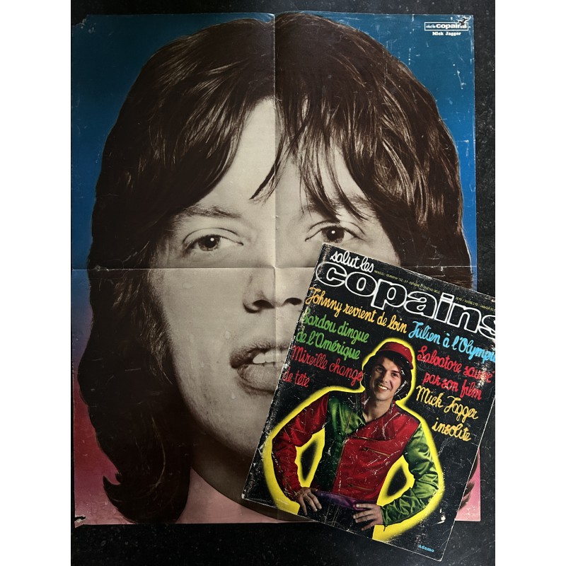 Salut les Copains N°102  - 02 1971 - JOHNNY HALLYDAY SARDOU MIREILLE MATHIEU JULIEN CLERC ADAMO MICK JAGGER