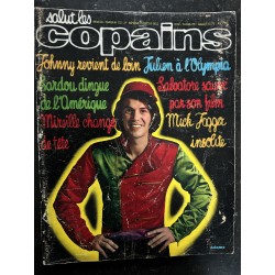Salut les Copains N°102  - 02 1971 - JOHNNY HALLYDAY SARDOU MIREILLE MATHIEU JULIEN CLERC ADAMO MICK JAGGER