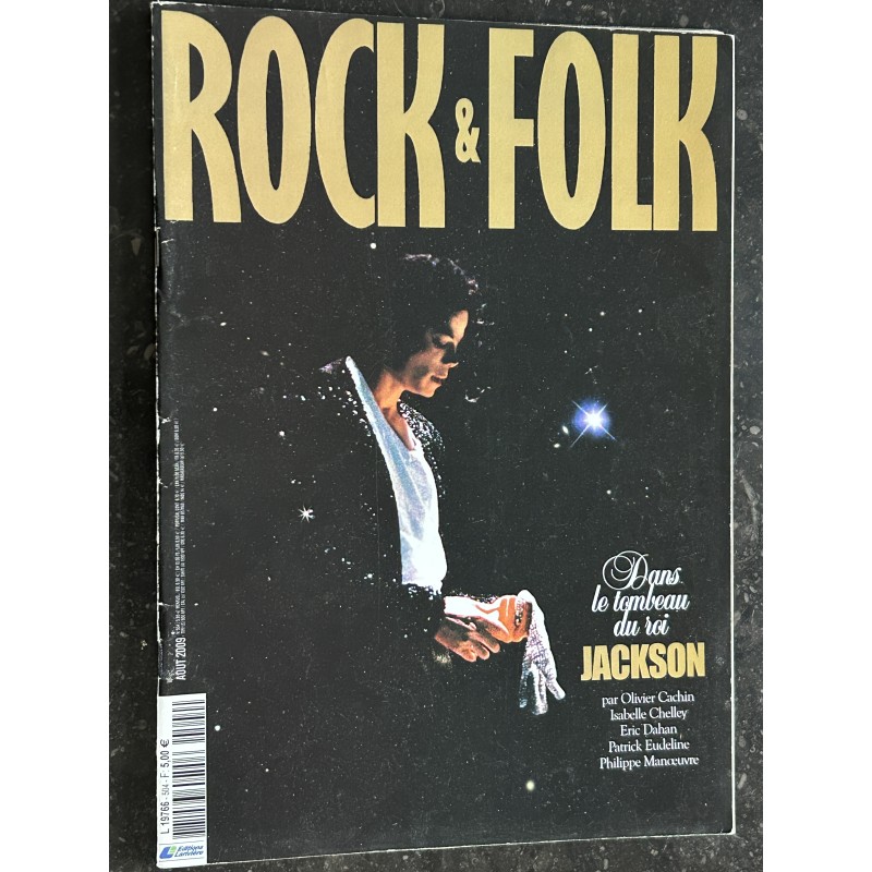 ROCK & FOLK 504 aout 2009 Michael Jackson Dans le tombeau du roi