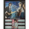 ROCK NEWS 9 janvier 1986 Numéro Spécial Jean-Jacques Goldman + Poster calendrier Goldman