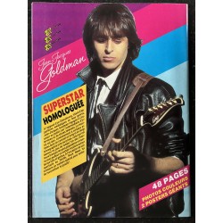 ROCK NEWS 9 janvier 1986 Numéro Spécial Jean-Jacques Goldman + Poster calendrier Goldman