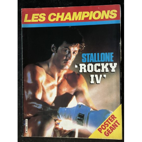 LE POSTER GEANT n° 1 1986 Sylvester Stallone Rocky IV - Les Champions