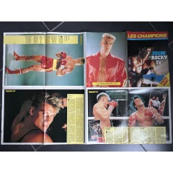 LE POSTER GEANT n° 1 1986 Sylvester Stallone Rocky IV - Les Champions