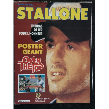 LE POSTER GEANT n° 10 1987 Sylvester Stallone Over the top - Un bras de fer pour l'honneur