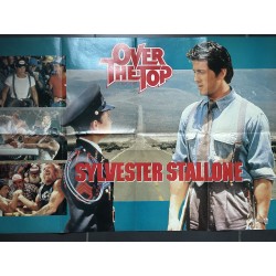 LE POSTER GEANT n° 10 1987 Sylvester Stallone Over the top - Un bras de fer pour l'honneur