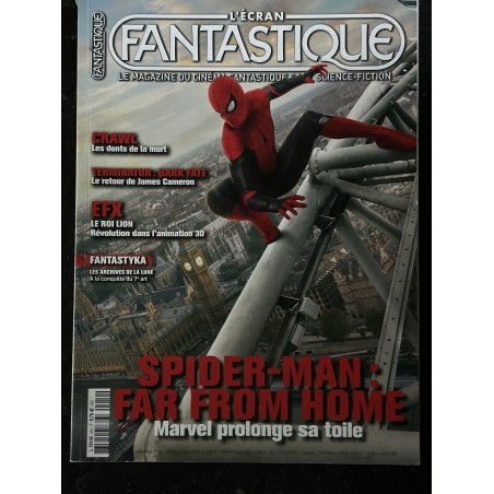 L'écran fantastique n° 410 juillet 2019 Spider-man far from home - Terminator Dark Fate EFX Crawl