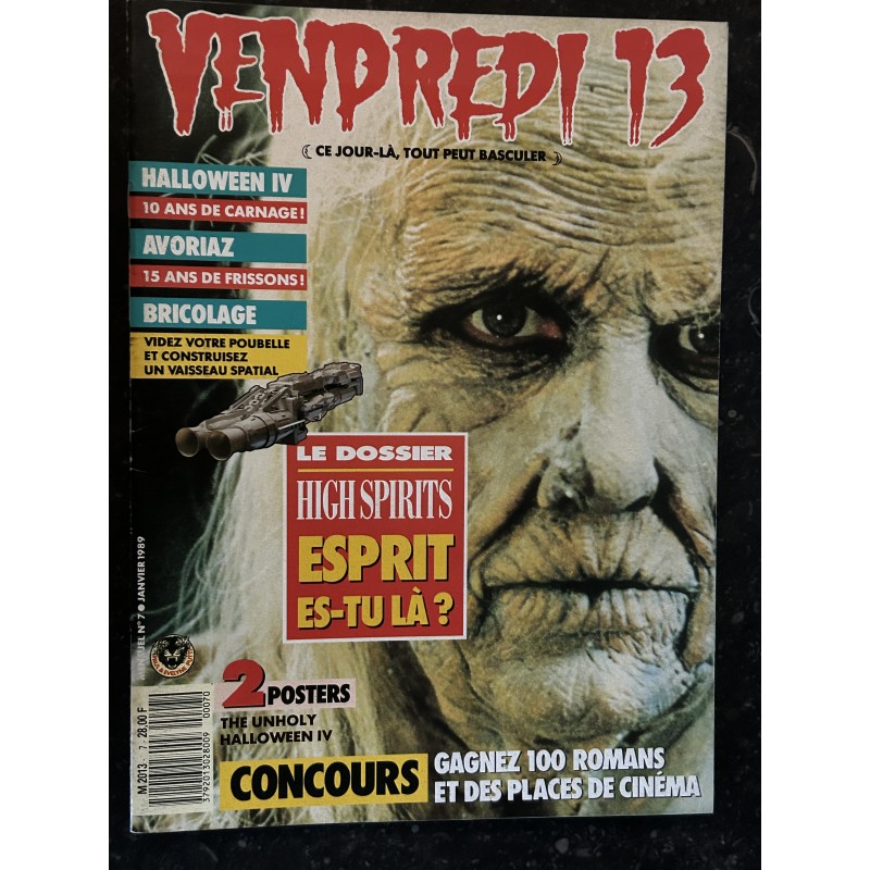 VENDREDI 13 N° 7 HIGH SPIRITS Halloween IV Avoriaz Bricolage