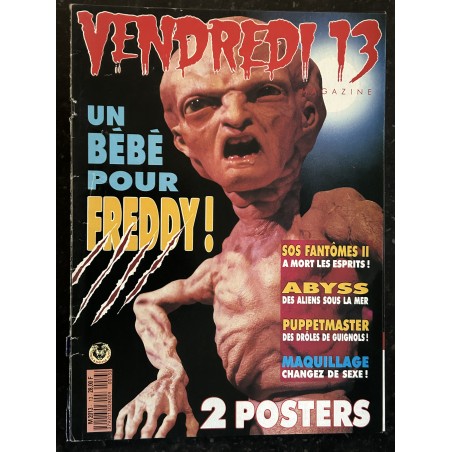 VENDREDI 13 N° 13 Freddy V SOS Fantomes II Abyss Puppet Master Tobé Hooper Abyss