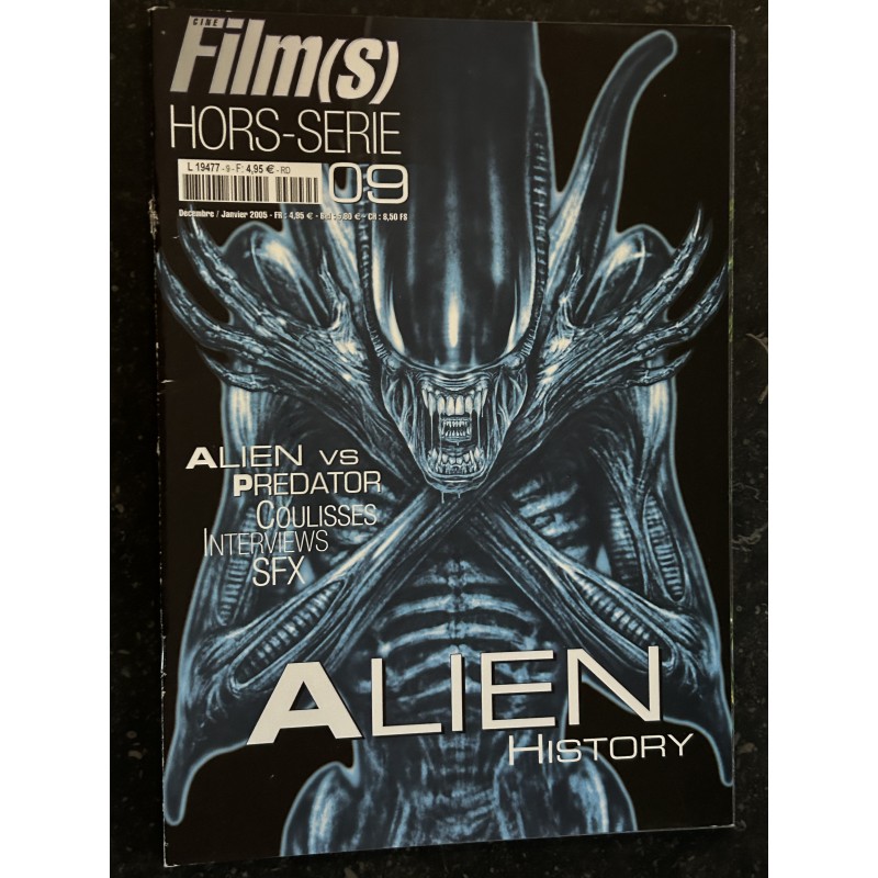 Cine Film(S) HORS SERIE 9 2004 ALIEN History - ALIEN VS PREDATOR Coulisses Interview SFX - 52 pages