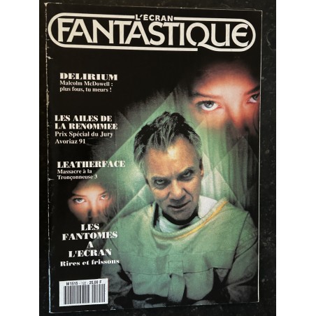 L'écran fantastique n°122 1992 Les Fantômes à l'écran Massacre à la tronconneuse 3 Delirium Les ailes de la renommée