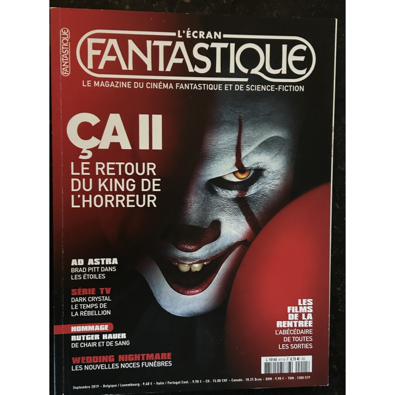 L'écran fantastique n° 411 2019 CA II Ad Astra Wedding Nightmare Hommage Rutger Hauer