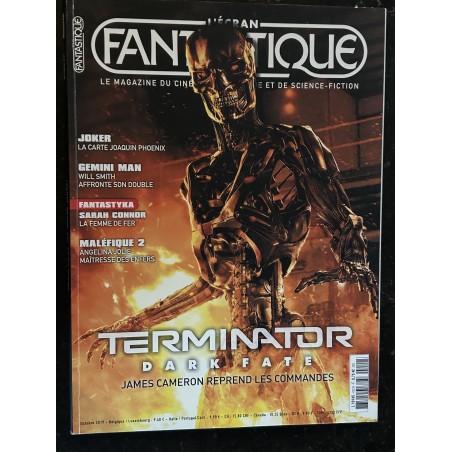 L'écran fantastique n° 412 2019 Terminator Dark Fate James Cameron Joker Gemini Man Sarah Connor Maléfique 2