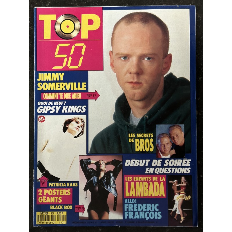 TOP 50 201 1990 JIMMY SOMERVILLE  GIPSY KINGS  PATRICIA KAAS  BLAXK BOX  BROS DEBUT DE SOIREE