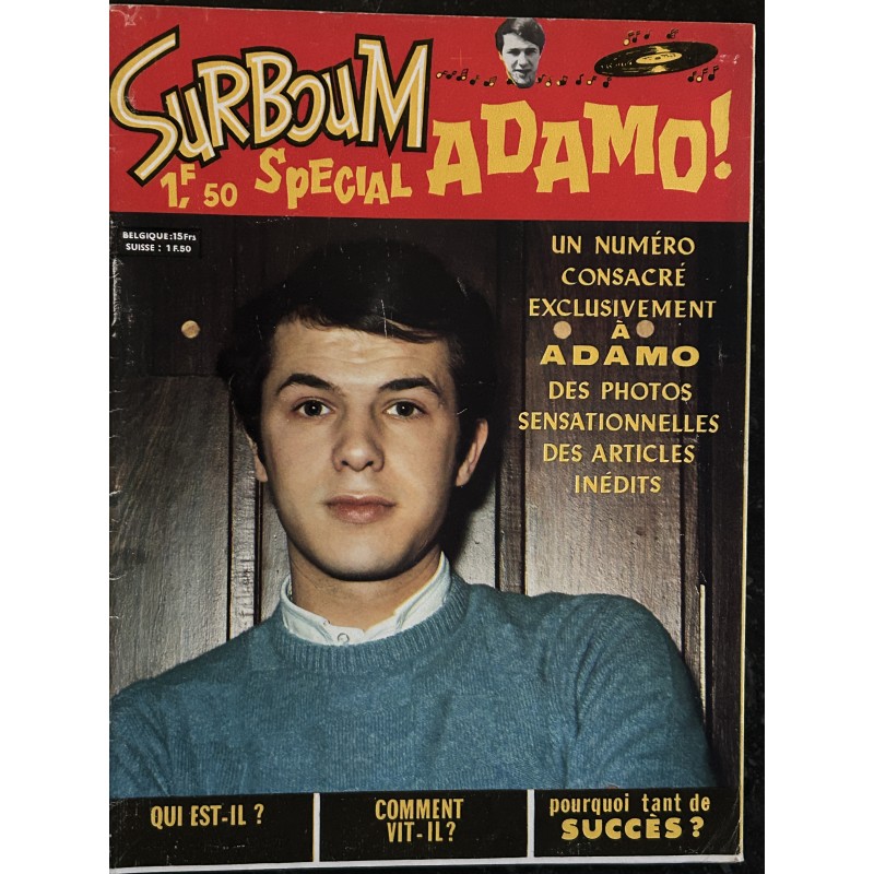Superboum Décembre 1966 Spécial ADAMO 68 pages + Poster