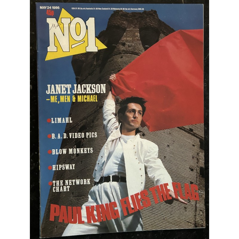 N°1 MAY 24 1986 Janet Jackson The Hipsway Limahl + Poster Simon Le Bon