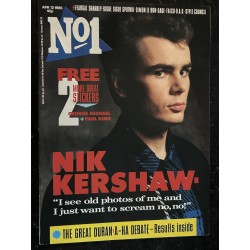 N°1 APRIL 12 1986 Nik Kershaw A-HA Sade Sigue Sigue Sputnik + Sticker George Michael Paul king