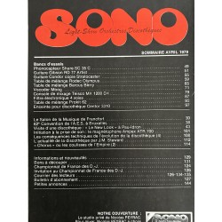 SONO le Haut Parleur n° 15 avril 1979 Dédicacé sur la couverture par Nicolas Peyrac