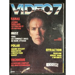 VIDEO 7 022 1983 COVER CLINT EASTWOOD LAZURE Anne PARILLAUD COTTENCON Marlène JOBERT   + CAHIER EROTIC