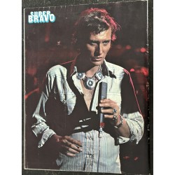 Super Bravo n° 8 - 1970 - Spécial Johnny Hallyday - 48 pages - Service militaire Mariage Copains Bolides Films etc.