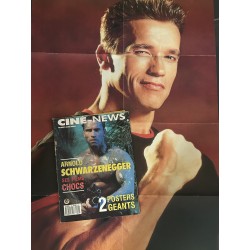 Ciné-News HS n° 20 1989 Spécial Arnold Schwarzenegger + 2 POSTERS
