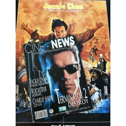 Ciné-News 33 novembre 1991 Terminator 2 Arnold Schwarzenegger Rocketeer Charlie Sheen Jackie Chan