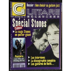 GUITARE & CLAVIERS 198 Juillet 1998 Spécial Rolling Stones + Poster - Pantera Les riffs par Dimebag Darrell