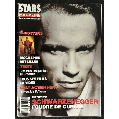 STARS MAGAZINE N° 5 Spécial Arnold Schwarzenegger - Interview - Boigraphie - Last Action Hero