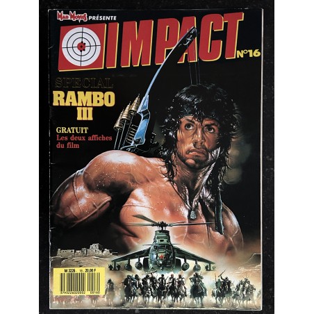 MAD MOVIES IMPACT 16 1988 RAMBO III SYLVESTER STALLONE JEAN-CLAUDE VAN DAMME CYBORG HOMEBOY
