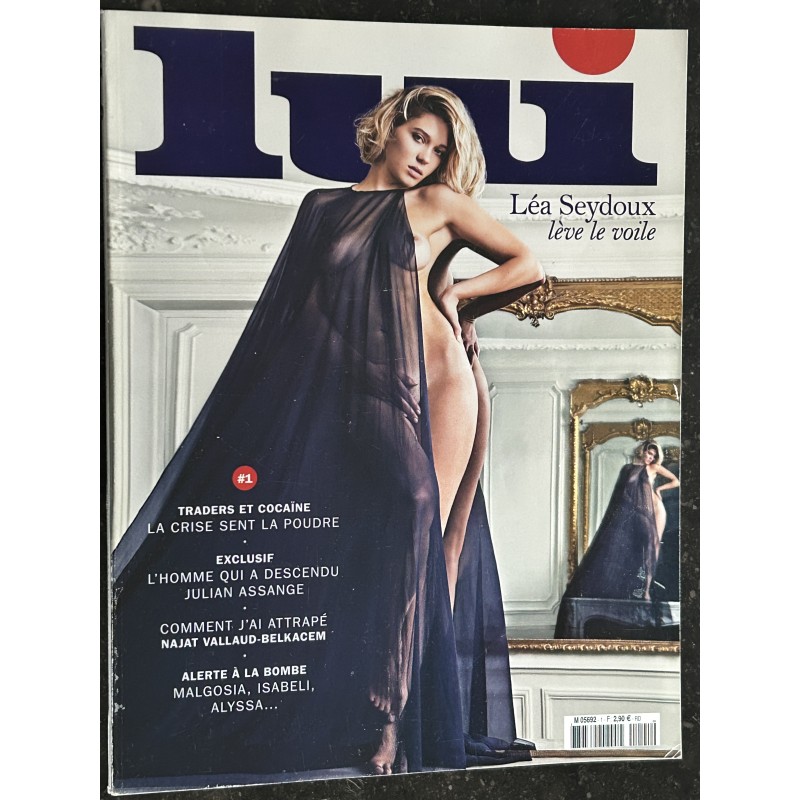 LUI 001 N° 1 COLLECTOR COVER LEA SEYDOUX ENTIEREMENT NUE PHOTO MARIO SORRENTI EROTIC MIKAEL JANSSON 13