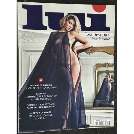 LUI 001 N° 1 COLLECTOR COVER LEA SEYDOUX ENTIEREMENT NUE PHOTO MARIO SORRENTI EROTIC MIKAEL JANSSON 13