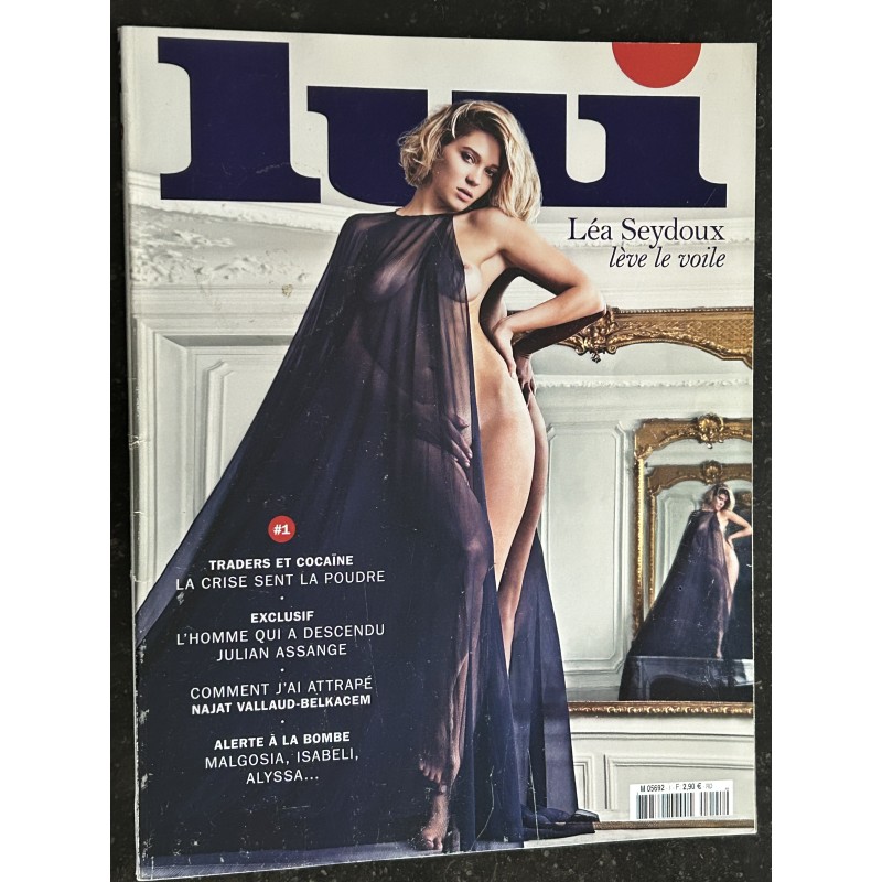 LUI 001 N° 1 COLLECTOR COVER LEA SEYDOUX ENTIEREMENT NUE PHOTO MARIO SORRENTI EROTIC MIKAEL JANSSON 13