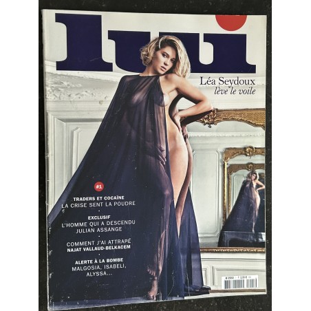 LUI 001 N° 1 COLLECTOR COVER LEA SEYDOUX ENTIEREMENT NUE PHOTO MARIO SORRENTI EROTIC MIKAEL JANSSON 13
