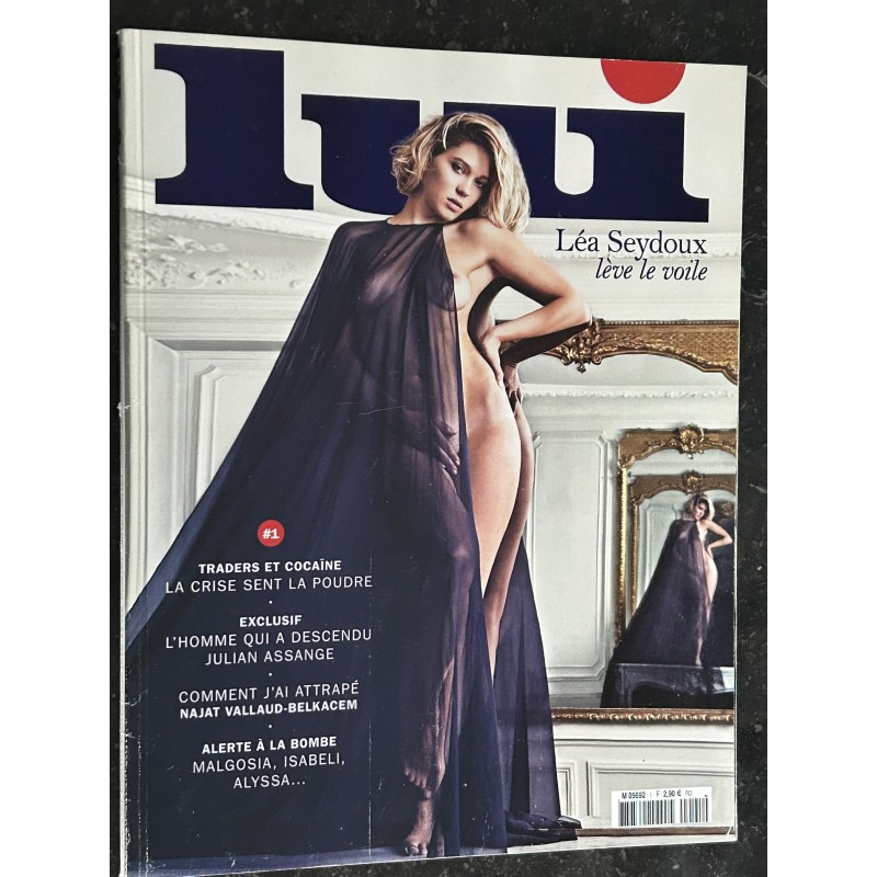 LUI 001 N° 1 COLLECTOR COVER LEA SEYDOUX ENTIEREMENT NUE PHOTO MARIO SORRENTI EROTIC MIKAEL JANSSON 13