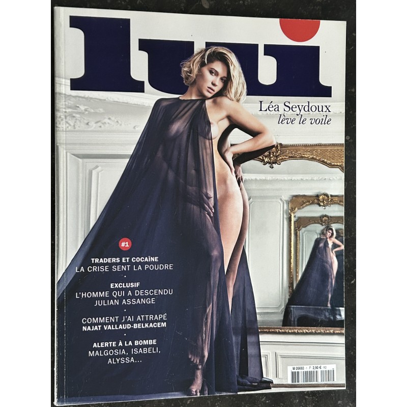 LUI 001 N° 1 COLLECTOR COVER LEA SEYDOUX ENTIEREMENT NUE PHOTO MARIO SORRENTI EROTIC MIKAEL JANSSON 13