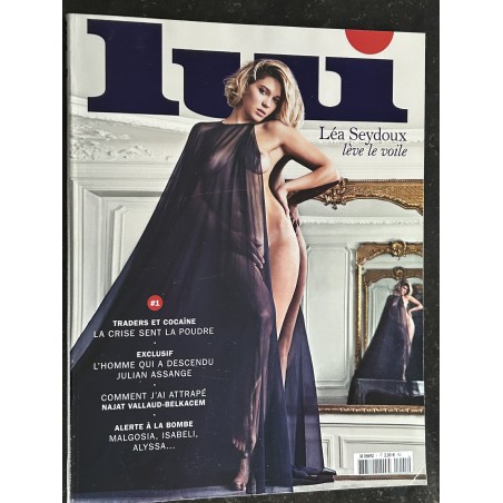 LUI 001 N° 1 COLLECTOR COVER LEA SEYDOUX ENTIEREMENT NUE PHOTO MARIO SORRENTI EROTIC MIKAEL JANSSON 13