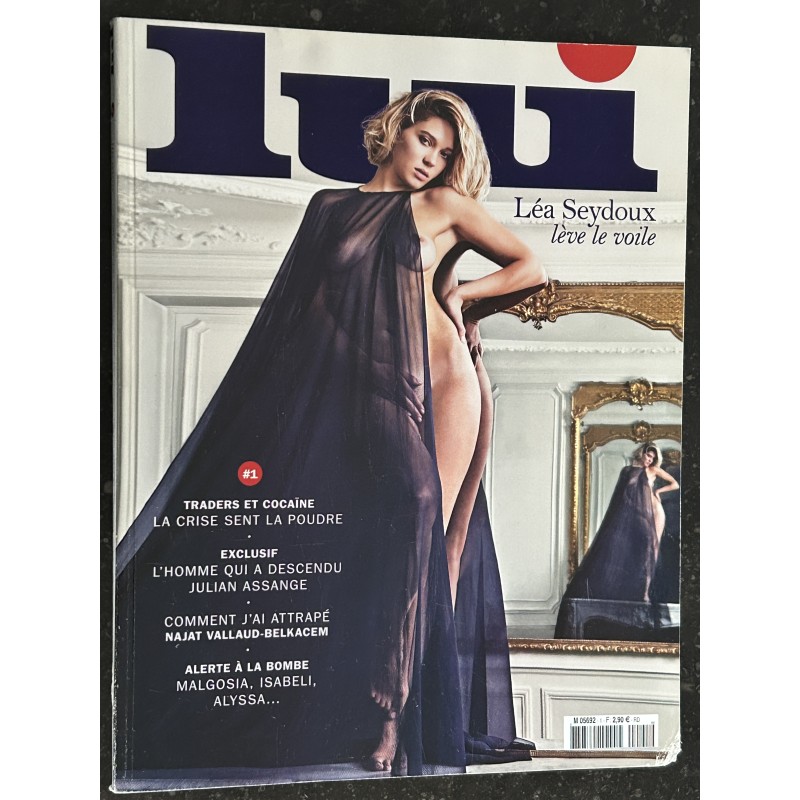LUI 001 N° 1 COLLECTOR COVER LEA SEYDOUX ENTIEREMENT NUE PHOTO MARIO SORRENTI EROTIC MIKAEL JANSSON 13