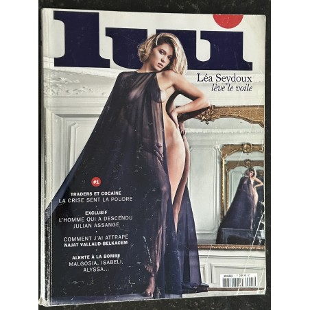 LUI 001 N° 1 COLLECTOR COVER LEA SEYDOUX ENTIEREMENT NUE PHOTO MARIO SORRENTI EROTIC MIKAEL JANSSON 13