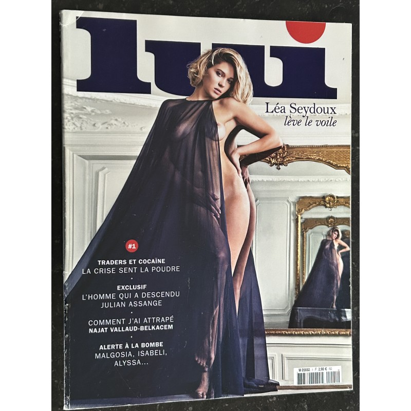 LUI 001 2013 10 COVER LEA SEYDOUX ENTIEREMENT NUE PHOTO MARIO SORRENTI EROTIC MIKAEL JANSSON 13