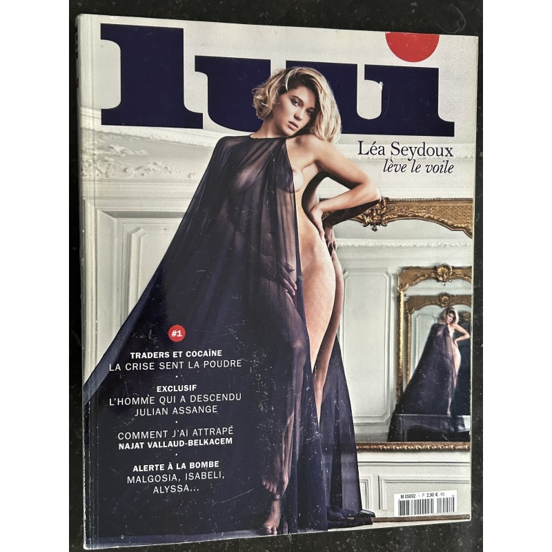 LUI 001 2013 10 COVER LEA SEYDOUX ENTIEREMENT NUE PHOTO MARIO SORRENTI EROTIC MIKAEL JANSSON 13