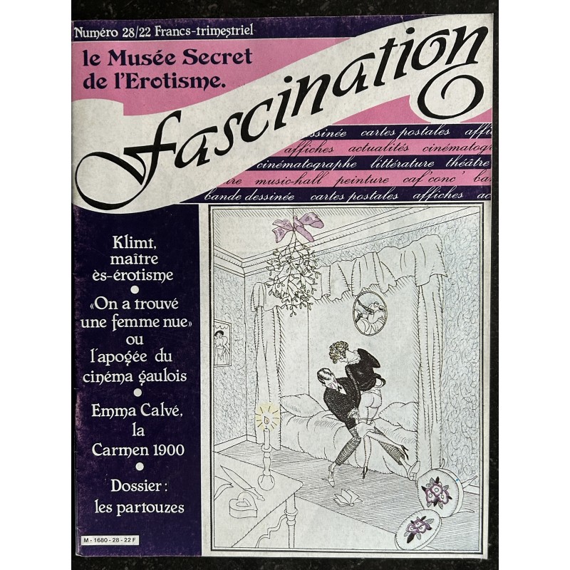 FASCINATION N° 28 KLIMT EROTIC EMMA CALVE GABRIELE D'ANNUNZIO JOSEPHINE BAKER PRATT